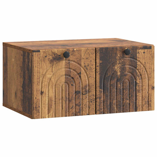 Wall-Mounted TV Cabinet Wall-mounted Old Wood 59.5 x 41 x 30 cm