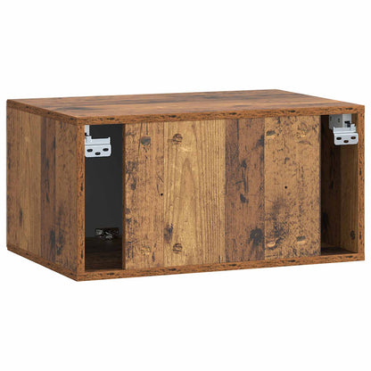 Wall-Mounted TV Cabinet Wall-mounted Old Wood 59.5 x 41 x 30 cm