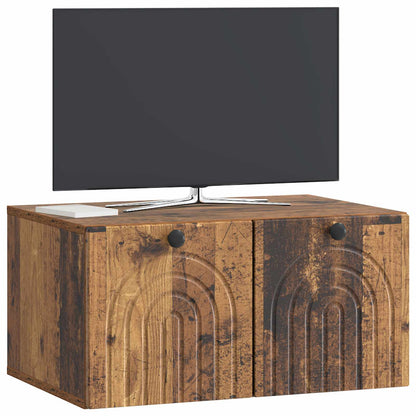 Wall-Mounted TV Cabinet Wall-mounted Old Wood 59.5 x 41 x 30 cm