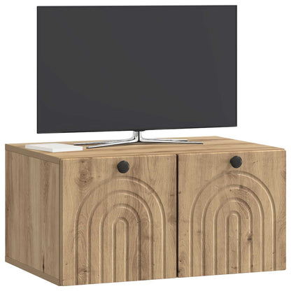 Wall-Mounted TV Cabinet Artisan Oak 59.5 x 41 x 30 cm