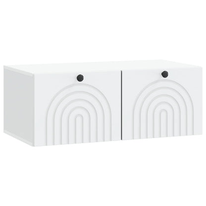 Wall-Mounted TV Cabinet White 78.5 x 41 x 30 cm Engineered Wood