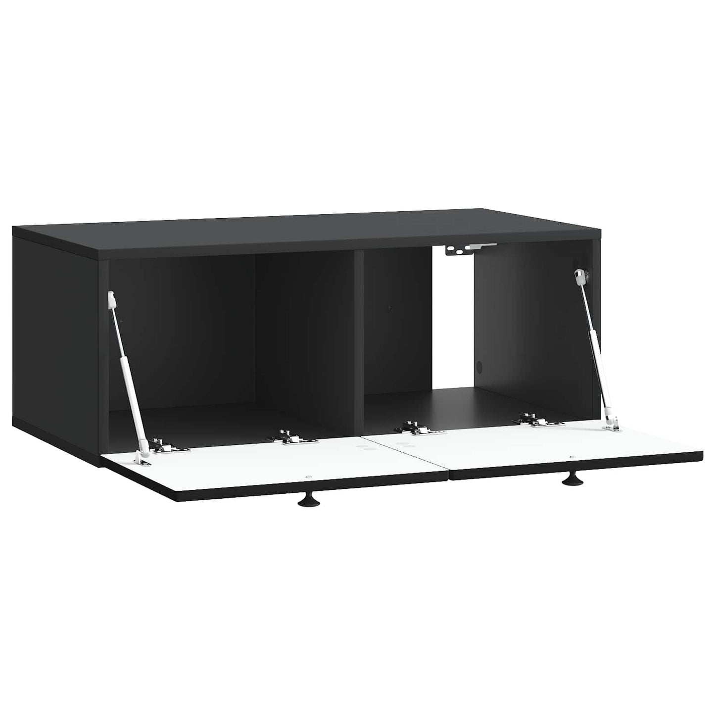 Wall-Mounted TV Cabinet Black 78.5 x 41 x 30 cm Engineered Wood