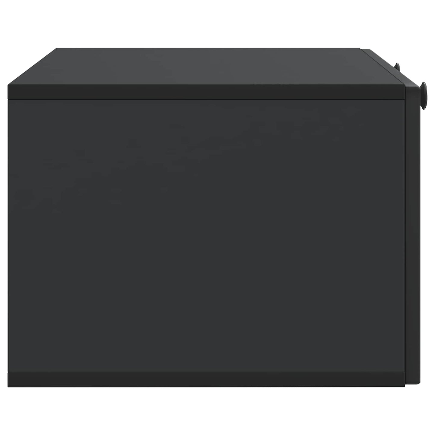 Wall-Mounted TV Cabinet Black 78.5 x 41 x 30 cm Engineered Wood