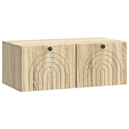 Wall-Mounted TV Cabinet Sonoma Oak 78.5 x 41 x 30 cm