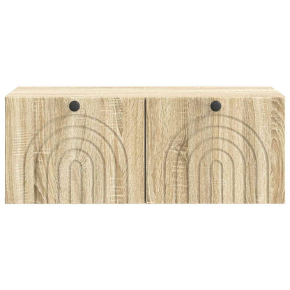 Wall-Mounted TV Cabinet Sonoma Oak 78.5 x 41 x 30 cm