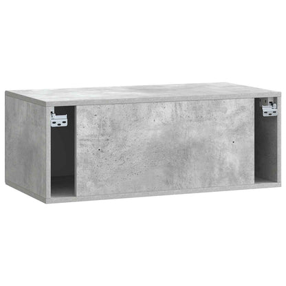 Wall-Mounted TV Cabinet Concrete Grey 78.5 x 41 x 30 cm