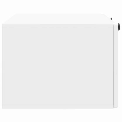 Wall-Mounted TV Cabinet High Gloss White 78.5 x 41 x 30 cm