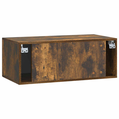 Wall-Mounted TV Cabinet Smoked Oak 78.5 x 41 x 30 cm