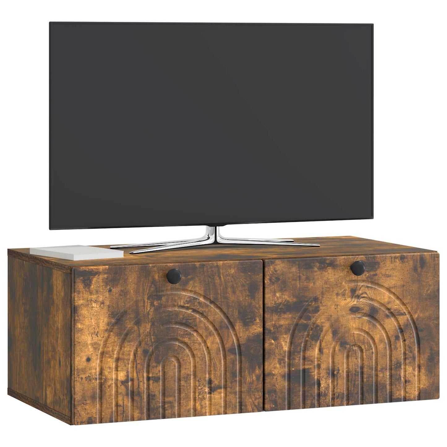 Wall-Mounted TV Cabinet Smoked Oak 78.5 x 41 x 30 cm