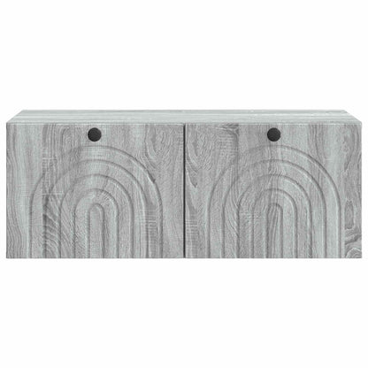Wall-Mounted TV Cabinet Grey Sonoma 78.5 x 41 x 30 cm