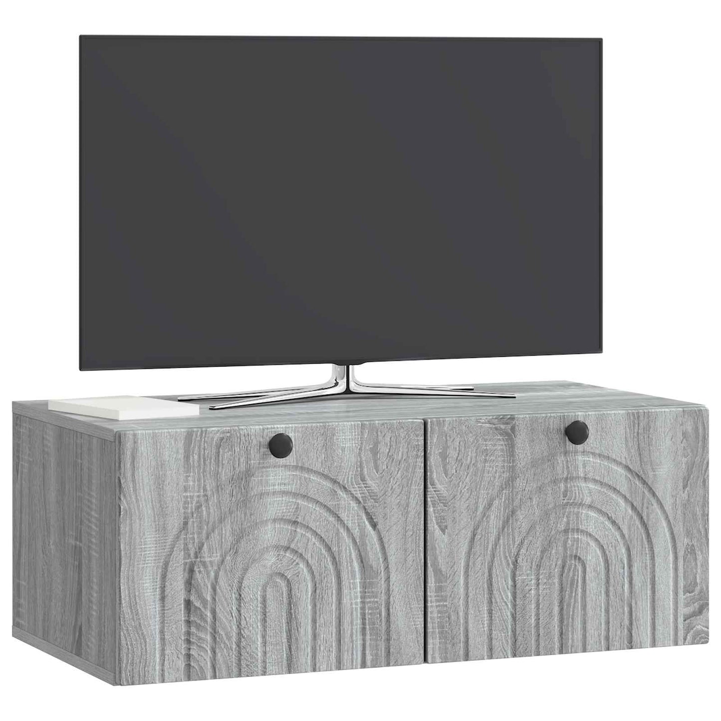Wall-Mounted TV Cabinet Grey Sonoma 78.5 x 41 x 30 cm