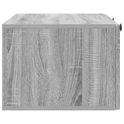 Wall-Mounted TV Cabinet Grey Sonoma 78.5 x 41 x 30 cm