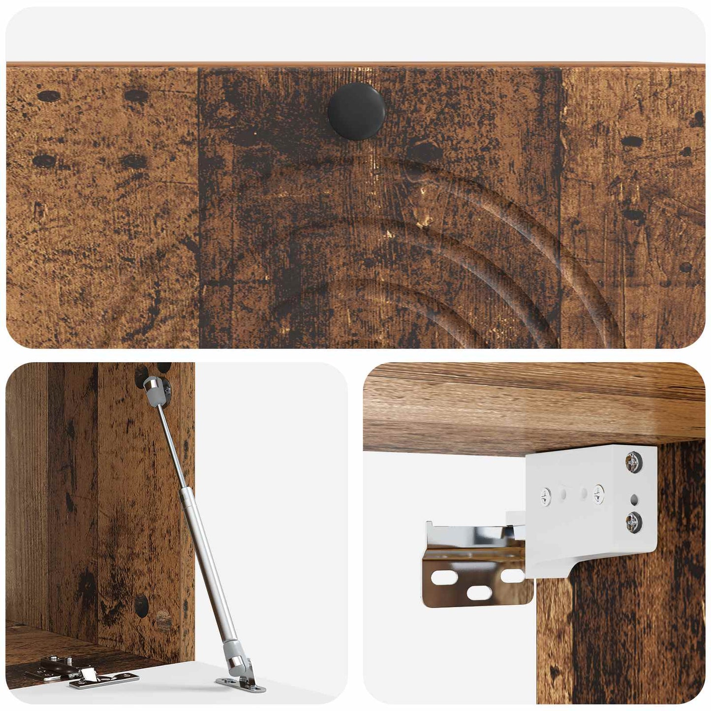 Wall-Mounted TV Cabinet Wall-mounted Old Wood 78.5 x 41 x 30 cm