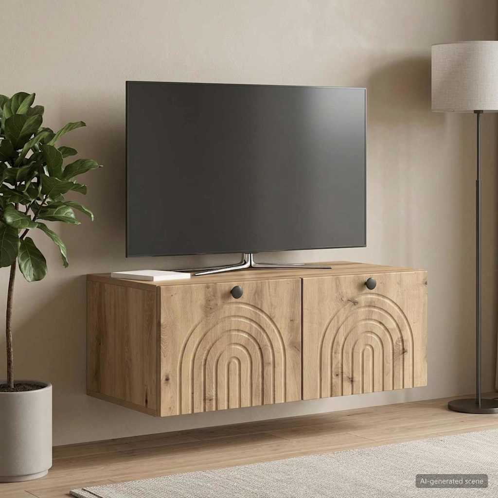 Wall-Mounted TV Cabinet Artisan Oak 78.5 x 41 x 30 cm