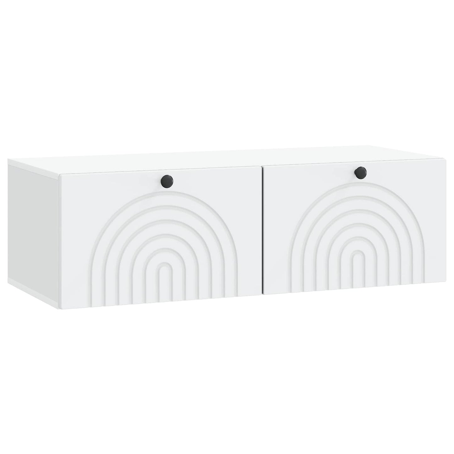 Wall-Mounted TV Cabinet White 99 x 41 x 30 cm Engineered Wood