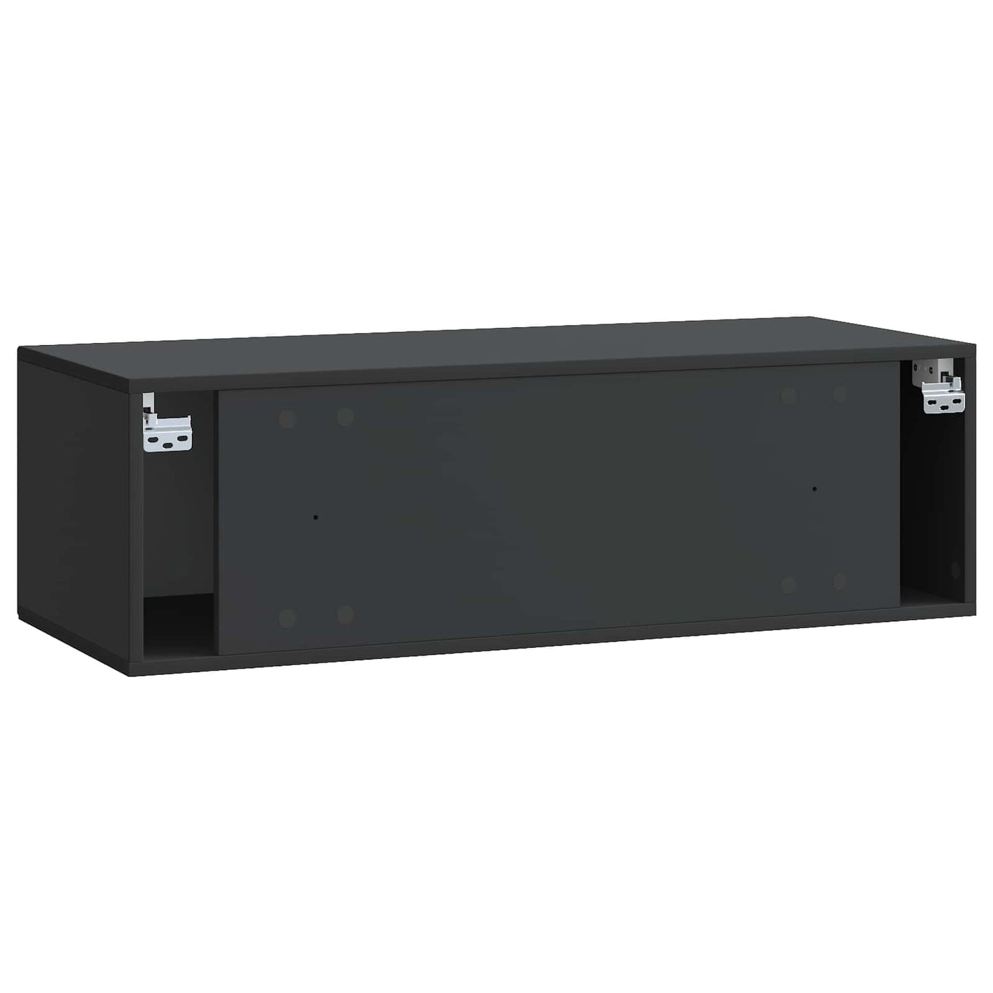 Wall-Mounted TV Cabinet Black 99 x 41 x 30 cm Engineered Wood