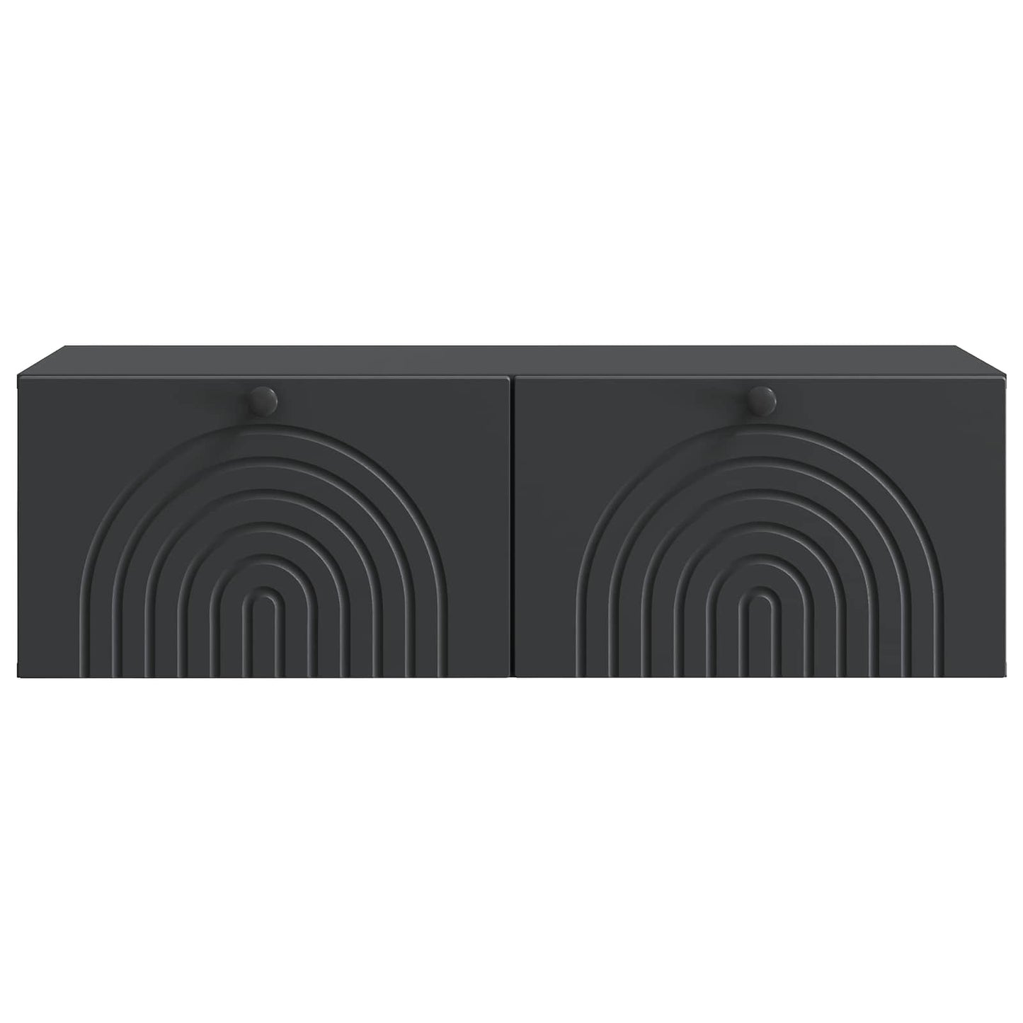 Wall-Mounted TV Cabinet Black 99 x 41 x 30 cm Engineered Wood