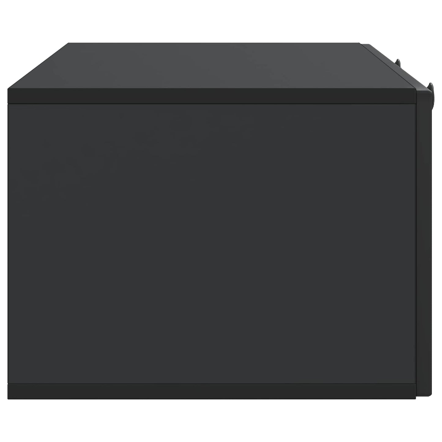 Wall-Mounted TV Cabinet Black 99 x 41 x 30 cm Engineered Wood