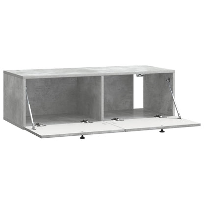 Wall-Mounted TV Cabinet Concrete Grey 99 x 41 x 30 cm