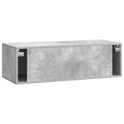 Wall-Mounted TV Cabinet Concrete Grey 99 x 41 x 30 cm