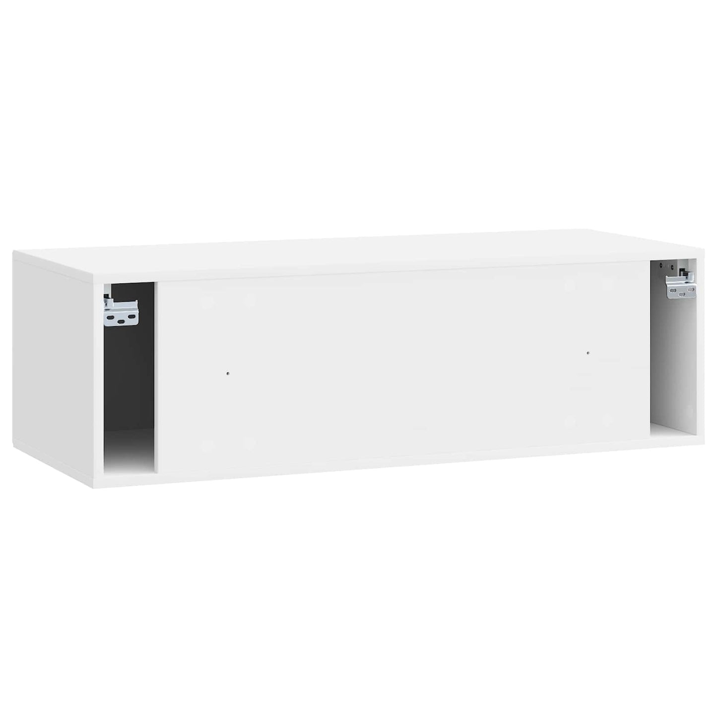 Wall-Mounted TV Cabinet High Gloss White 98 x 41 x 30 cm