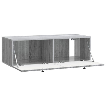Wall-Mounted TV Cabinet Grey Sonoma 99 x 41 x 30 cm