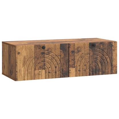Wall-Mounted TV Cabinet Wall-mounted Old Wood 99 x 41 x 30 cm