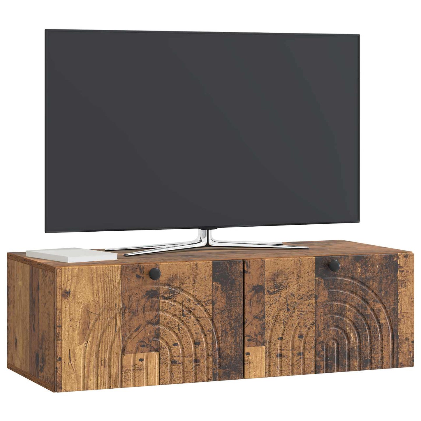 Wall-Mounted TV Cabinet Wall-mounted Old Wood 99 x 41 x 30 cm