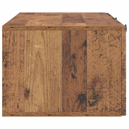 Wall-Mounted TV Cabinet Wall-mounted Old Wood 99 x 41 x 30 cm