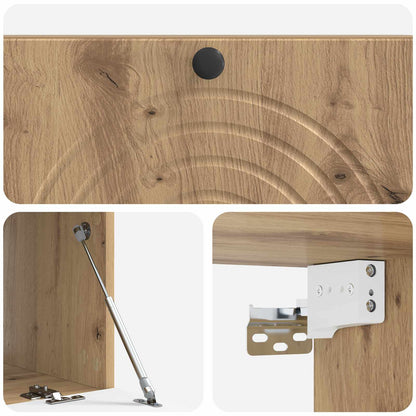 Wall-Mounted TV Cabinet Artisan Oak 99 x 41 x 30 cm