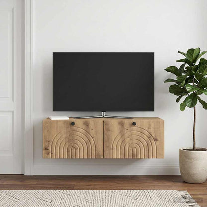 Wall-Mounted TV Cabinet Artisan Oak 99 x 41 x 30 cm