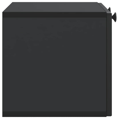 Wall-Mounted TV Cabinet Black 59.5 x 31 x 30 cm Engineered Wood