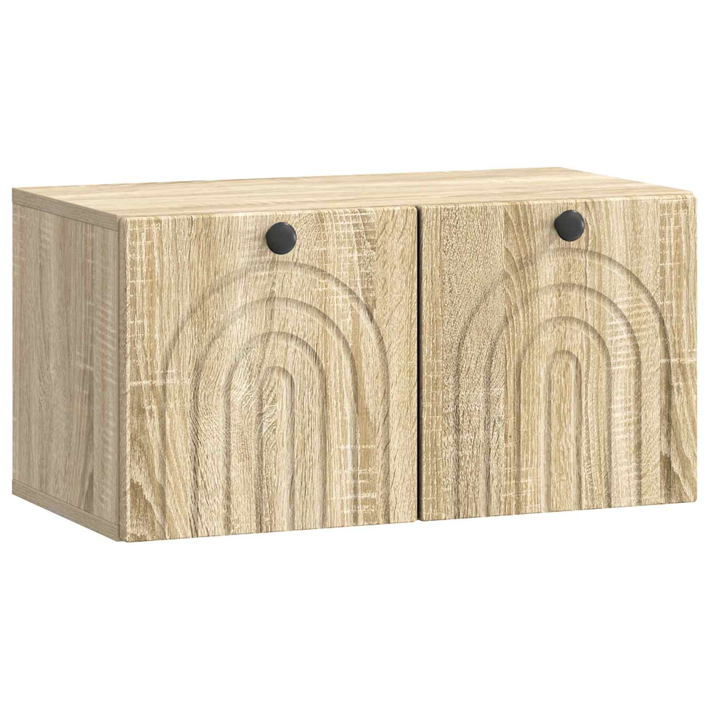 Wall-Mounted TV Cabinet Sonoma Oak 59.5 x 31 x 30 cm