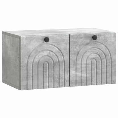 Wall-Mounted TV Cabinet Concrete Grey 59.5 x 31 x 30 cm