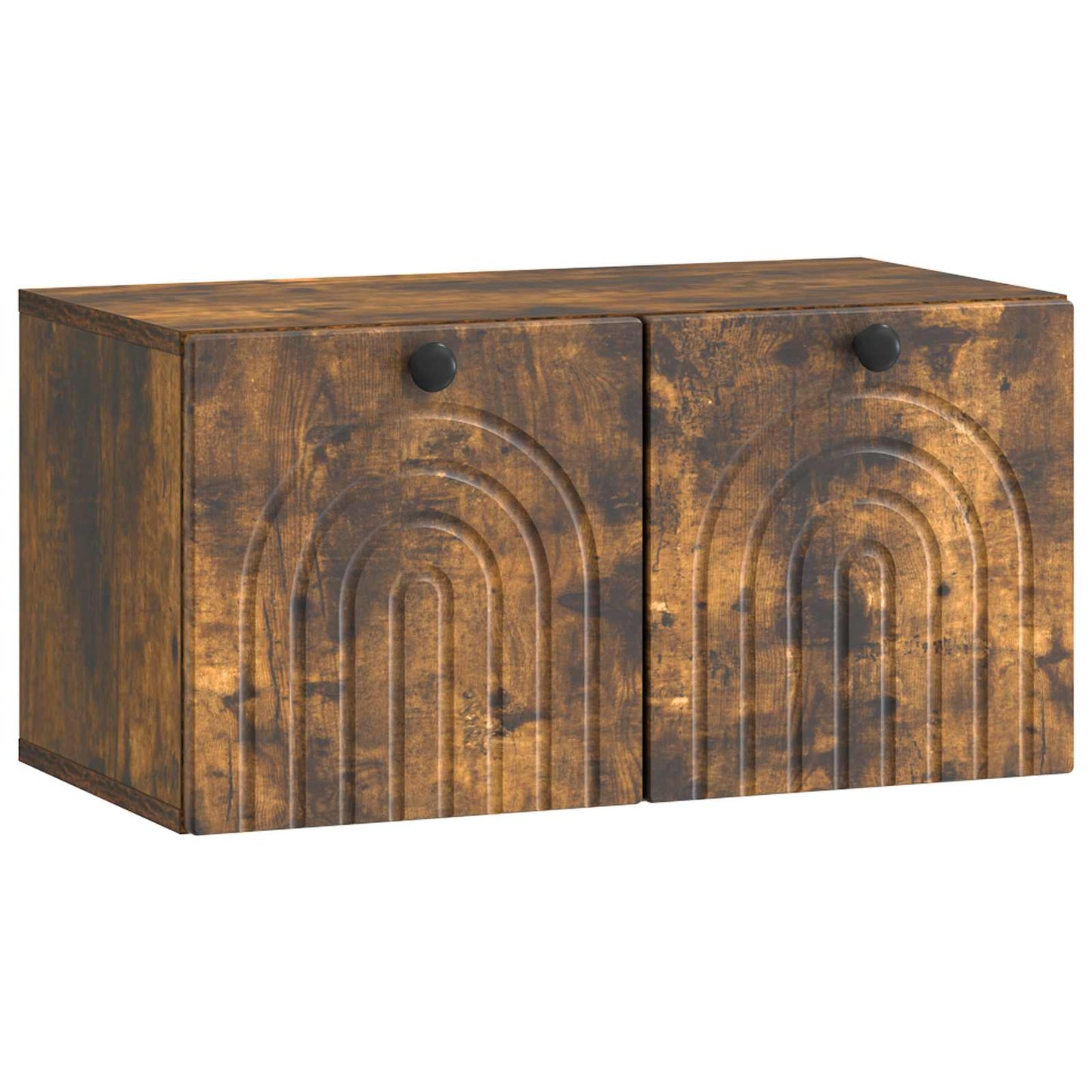 Wall-Mounted TV Cabinet Smoked Oak 59.5 x 31 x 30 cm