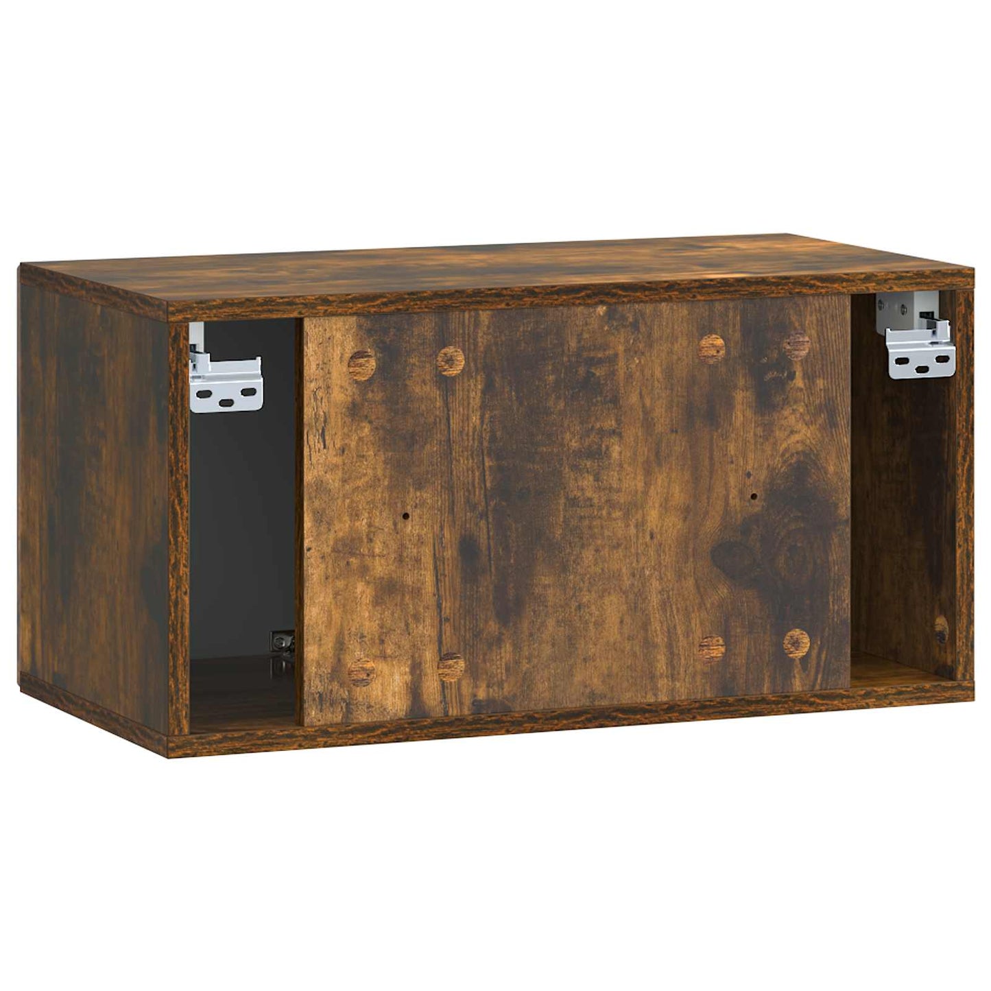 Wall-Mounted TV Cabinet Smoked Oak 59.5 x 31 x 30 cm