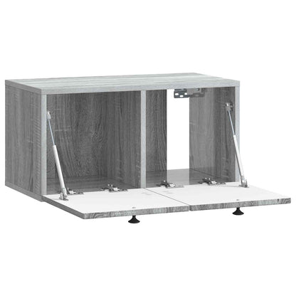 Wall-Mounted TV Cabinet Grey Sonoma 59.5 x 31 x 30 cm