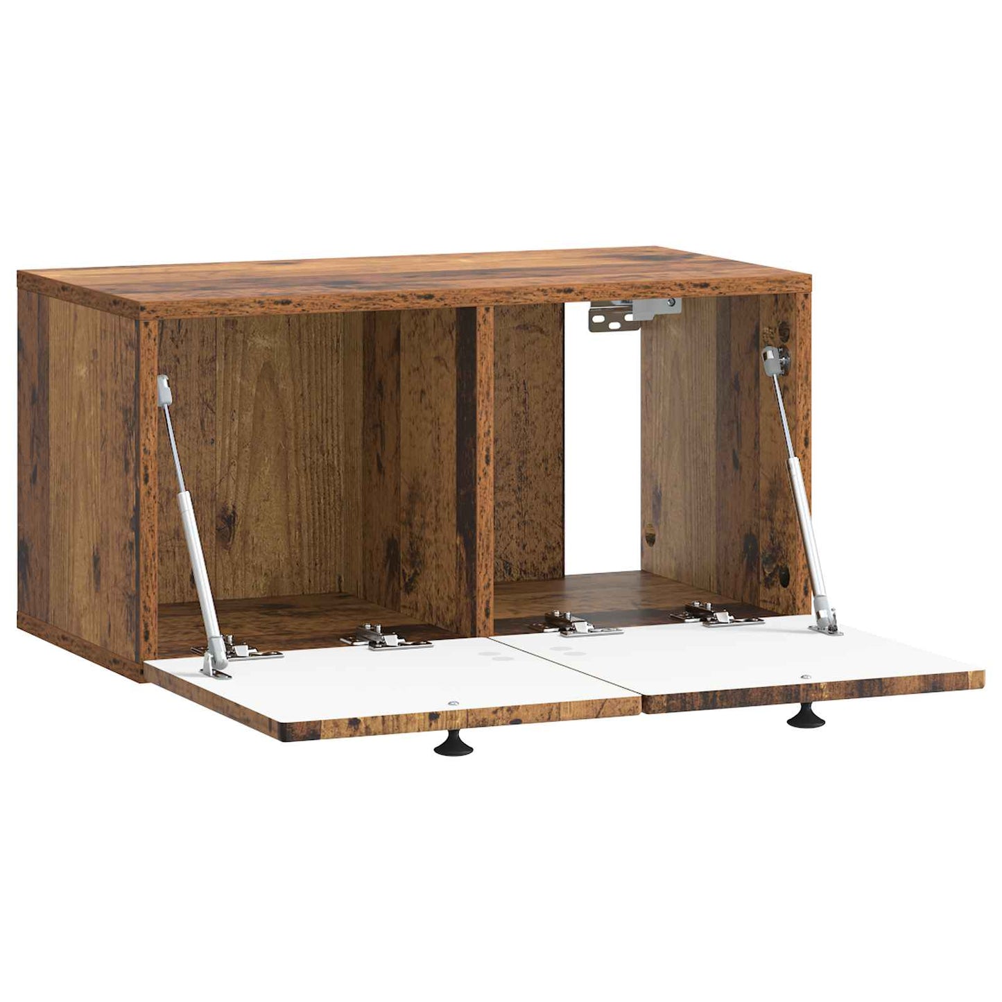 Wall-Mounted TV Cabinet Wall-mounted Old Wood 59.5 x 31 x 30 cm
