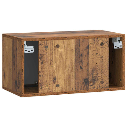 Wall-Mounted TV Cabinet Wall-mounted Old Wood 59.5 x 31 x 30 cm