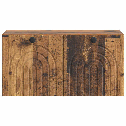 Wall-Mounted TV Cabinet Wall-mounted Old Wood 59.5 x 31 x 30 cm