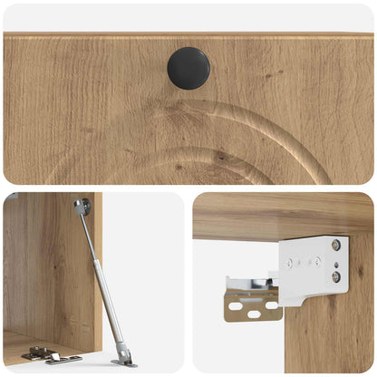 Wall-Mounted TV Cabinet Artisan Oak 59.5 x 31 x 30 cm