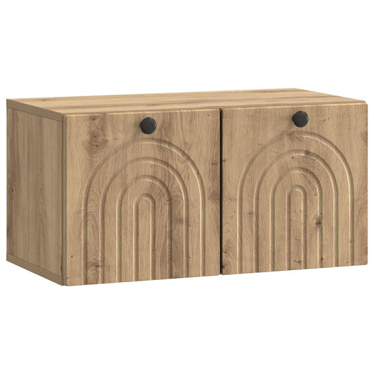 Wall-Mounted TV Cabinet Artisan Oak 59.5 x 31 x 30 cm