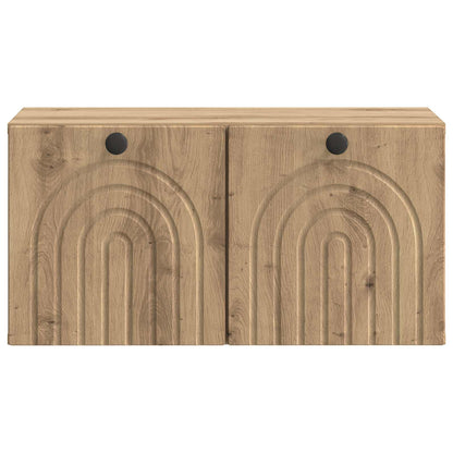 Wall-Mounted TV Cabinet Artisan Oak 59.5 x 31 x 30 cm