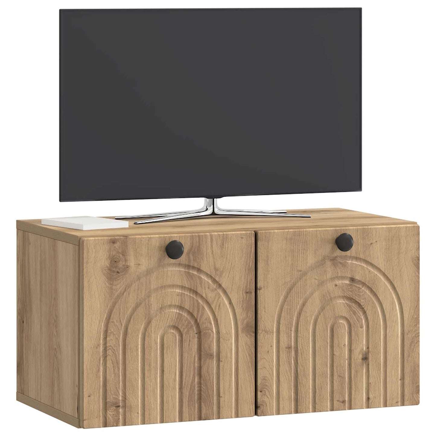 Wall-Mounted TV Cabinet Artisan Oak 59.5 x 31 x 30 cm