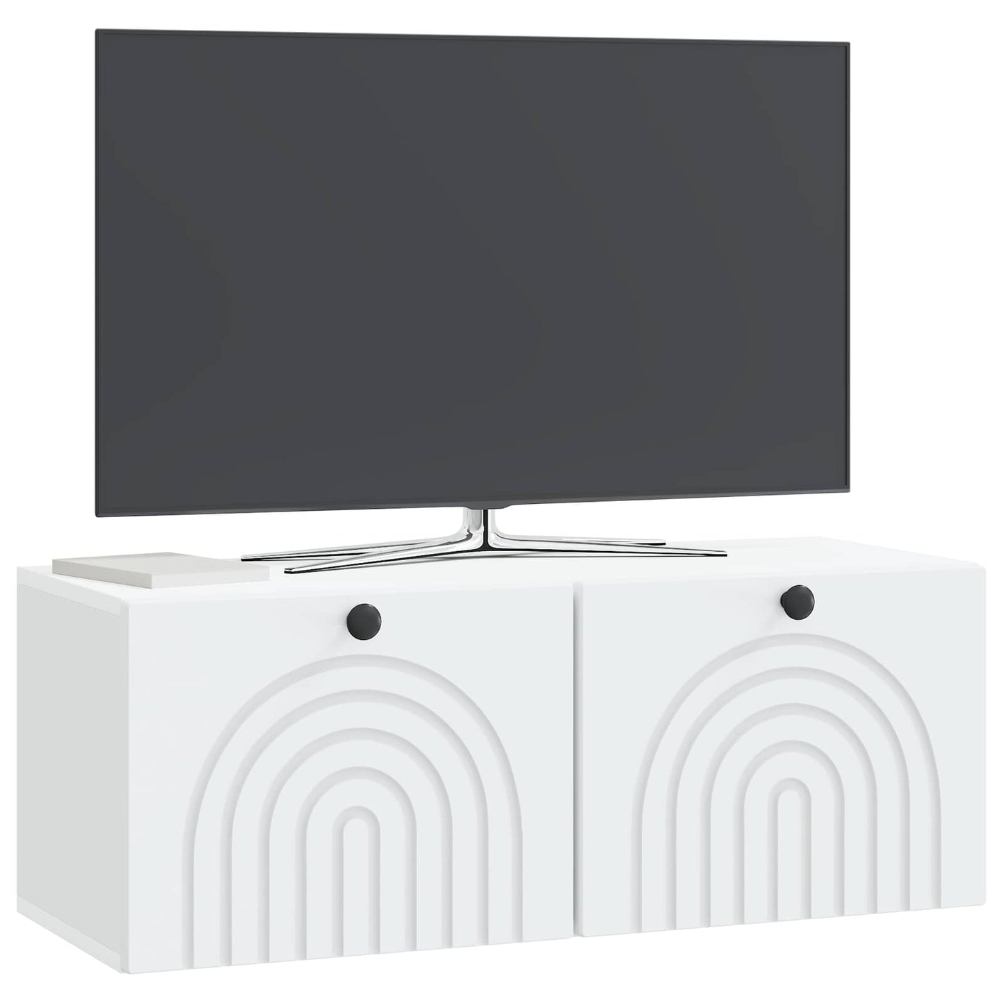 Wall-Mounted TV Cabinet White 78.5 x 31 x 30 cm Engineered Wood