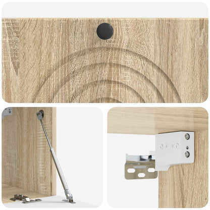 Wall-Mounted TV Cabinet Sonoma Oak 78.5 x 31 x 30 cm