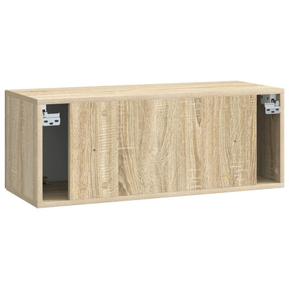 Wall-Mounted TV Cabinet Sonoma Oak 78.5 x 31 x 30 cm