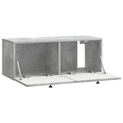 Wall-Mounted TV Cabinet Concrete Grey 78.5 x 31 x 30 cm