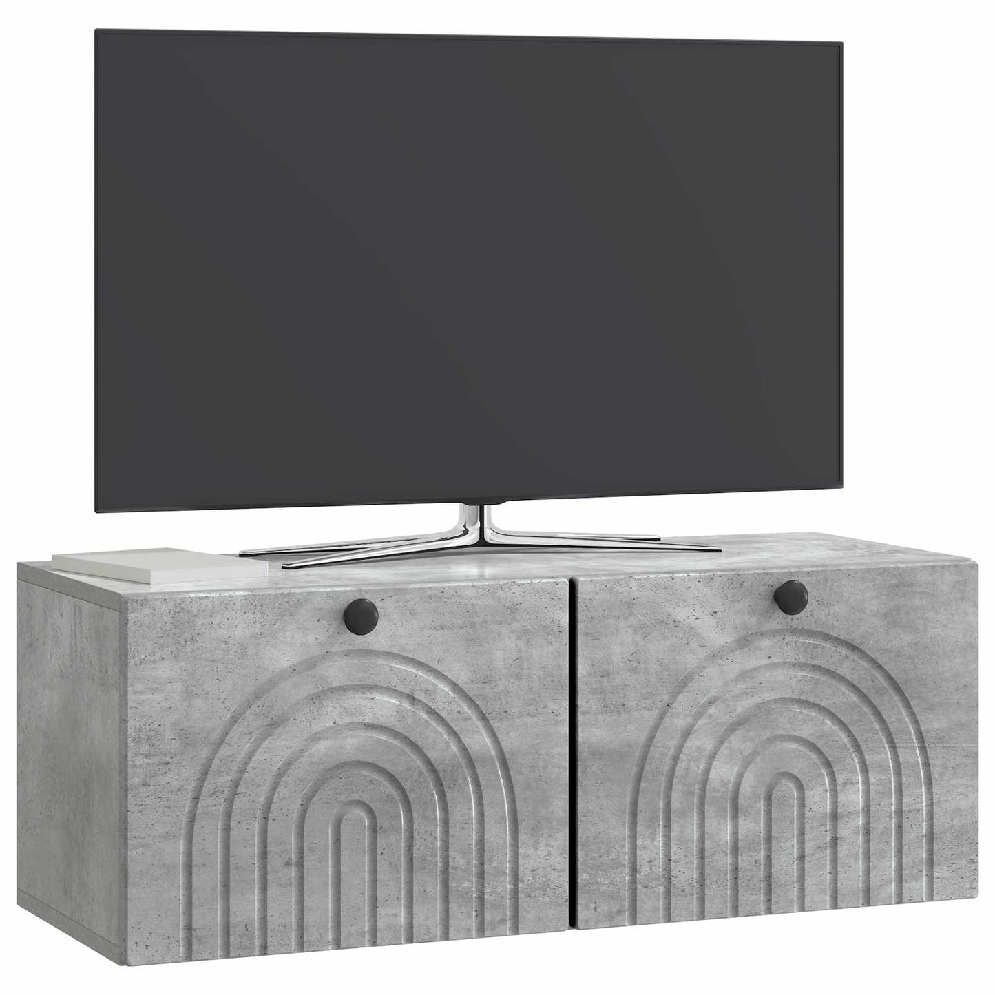 Wall-Mounted TV Cabinet Concrete Grey 78.5 x 31 x 30 cm