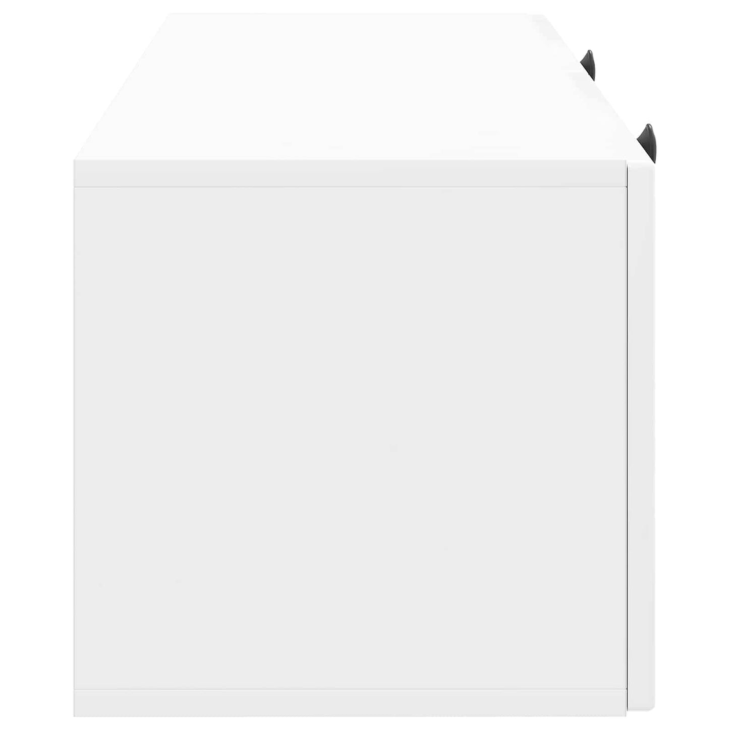 Wall-Mounted TV Cabinet High Gloss White 78.5 x 31 x 30 cm